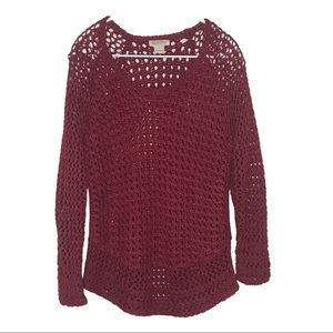 Lucky Brand Open Knit Sweater